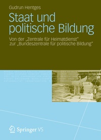 Abbildung von: Staat und politische Bildung - Springer VS