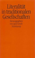 Cover: Literalit&auml;t in traditionalen Gesellschaften - Suhrkamp