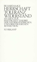 Cover: Herrschaft, Toleranz, Widerstand - Suhrkamp