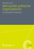 Cover: Mikropolitik politischer Organisationen - VS Verlag f&uuml;r Sozialwissenschaften