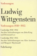 Cover: Vorlesungen 1930-1935 - Suhrkamp