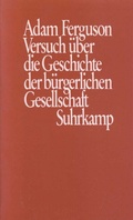 Cover: Versuch &uuml;ber die Geschichte der b&uuml;rgerlichen Gesellschaft - Suhrkamp