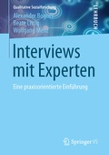 Cover: Interviews mit Experten - Springer VS