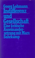 Cover: Indifferenz und Gesellschaft - Suhrkamp