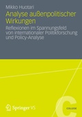 Cover: Analyse au&szlig;enpolitischer Wirkungen - VS Verlag f&uuml;r Sozialwissenschaften