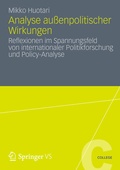 Cover: Analyse au&szlig;enpolitischer Wirkungen - VS Verlag f&uuml;r Sozialwissenschaften