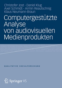 Abbildung von: Computergestützte Analyse von audiovisuellen Medienprodukten - Springer VS