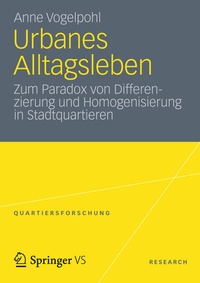 Enlarge image Cover: Urbanes Alltagsleben - VS Verlag für Sozialwissenschaften