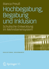 Abbildung von: Hochbegabung, Begabung und Inklusion - VS Verlag für Sozialwissenschaften