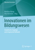 Cover: Innovationen im Bildungswesen - Springer VS