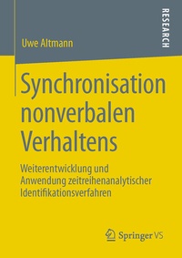 Enlarge image Cover: Synchronisation nonverbalen Verhaltens - Springer VS