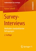 Cover: Survey-Interviews - Springer VS