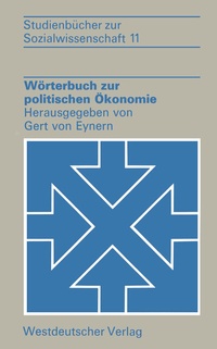 Abbildung von: Wörterbuch zur politischen Ökonomie - VS Verlag für Sozialwissenschaften