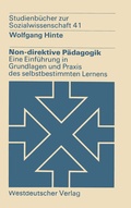 Cover: Non-direktive P&auml;dagogik - VS Verlag f&uuml;r Sozialwissenschaften