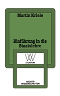 Cover: Einf&uuml;hrung in die Staatslehre - VS Verlag f&uuml;r Sozialwissenschaften