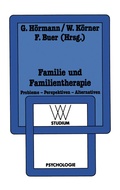 Cover: Familie und Familientherapie - VS Verlag f&uuml;r Sozialwissenschaften