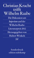 Cover: Christian Kracht trifft Wilhelm Raabe - Suhrkamp