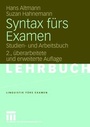 Cover: Syntax fürs Examen - VS Verlag für Sozialwissenschaften
