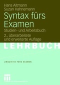 Cover: Syntax f&uuml;rs Examen - VS Verlag f&uuml;r Sozialwissenschaften