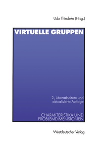 Abbildung von: Virtuelle Gruppen - VS Verlag für Sozialwissenschaften