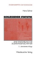 Cover: Schlie&szlig;ende Statistik - VS Verlag f&uuml;r Sozialwissenschaften