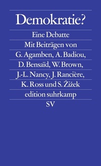 Abbildung von: Demokratie? - Suhrkamp