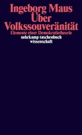 Cover: &Uuml;ber Volkssouver&auml;nit&auml;t - Suhrkamp