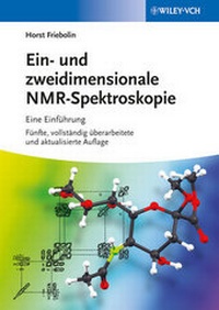 Abbildung von: Ein- und zweidimensionale NMR-Spektroskopie - Wiley-VCH