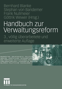 Enlarge image Cover: Handbuch zur Verwaltungsreform - VS Verlag für Sozialwissenschaften