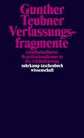 Cover: Verfassungsfragmente - Suhrkamp