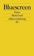Cover: Bluescreen - Suhrkamp