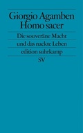 Cover: Homo sacer - Suhrkamp