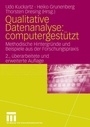 Cover: Qualitative Datenanalyse: computergestützt. - VS Verlag für Sozialwissenschaften