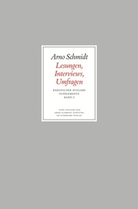 Abbildung von: Bargfelder Ausgabe. Supplemente - Suhrkamp