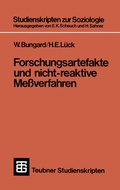 Cover: Forschungsartefakte und nicht-reaktive Me&szlig;verfahren - Vieweg+Teubner Verlag