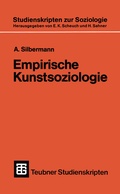 Cover: Empirische Kunstsoziologie - Vieweg+Teubner Verlag