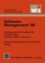 Cover: Software-Management '99 - Vieweg+Teubner Verlag