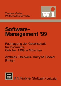 Enlarge image Cover: Software-Management '99 - Vieweg+Teubner Verlag