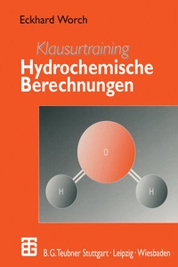 Abbildung von: Klausurtraining Hydrochemische Berechnungen - Vieweg+Teubner Verlag