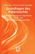Cover: Grundlagen des Patentrechts - Vieweg+Teubner Verlag