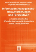Cover: Informationsmanagement - Herausforderungen und Perspektiven - Vieweg+Teubner Verlag