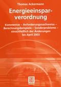 Cover: Energieeinsparverordnung - Vieweg+Teubner Verlag
