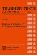Cover: Backup und Recovery in Datenbanksystemen - Vieweg+Teubner Verlag