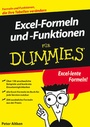 Cover: Excel-Formeln und -Funktionen für Dummies - Wiley-VCH