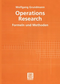 Abbildung von: Operations Research - Vieweg+Teubner Verlag