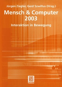 Abbildung von: Mensch & Computer 2003 - Vieweg+Teubner Verlag