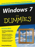 Cover: Windows 7 f&uuml;r Dummies - Wiley-VCH