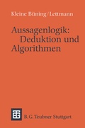 Cover: Aussagenlogik: Deduktion und Algorithmen - Vieweg+Teubner Verlag