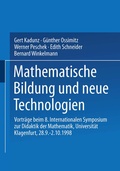 Cover: Mathematische Bildung und neue Technologien - Vieweg+Teubner Verlag