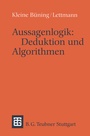 Cover: Aussagenlogik: Deduktion und Algorithmen - Vieweg+Teubner Verlag